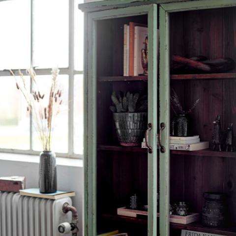 Hazem Cabinet, Green, Firwood