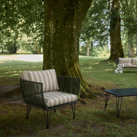 Mundo Table basse, Noir, Fibrociment