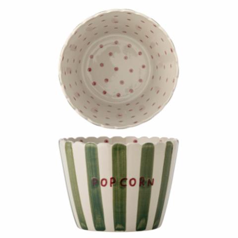 Chip Bowl, Green, Stoneware