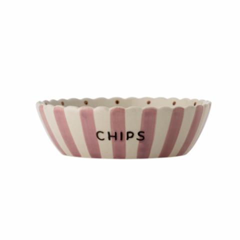 Chip Schale, Rose, Steingut