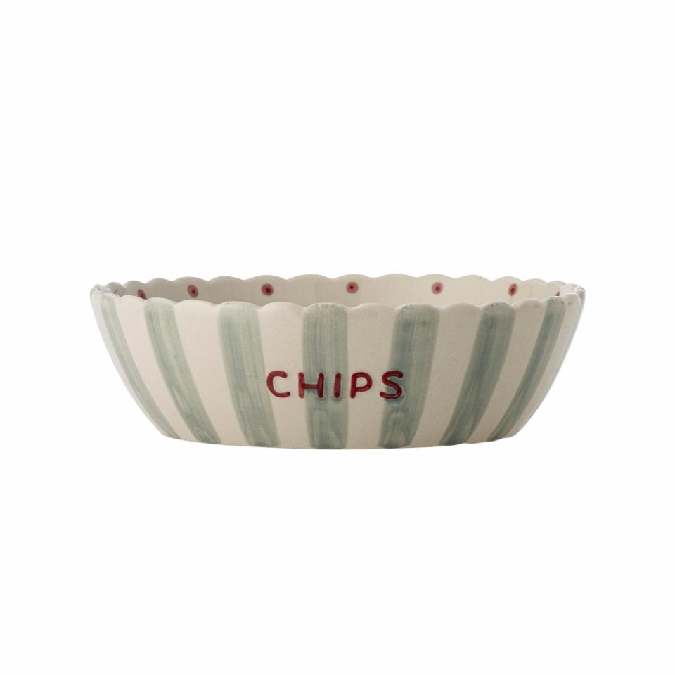 Chip Schale, Blau, Steingut