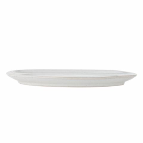 Addison Plate, White, Stoneware