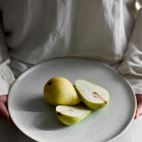 Addison Assiette, Blanc, Grès