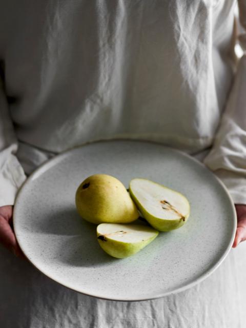 Addison Tallerken, Hvid, Stentøj