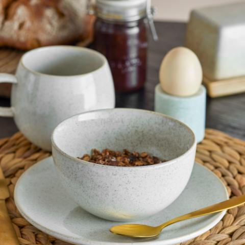 Addison Assiette, Blanc, Grès