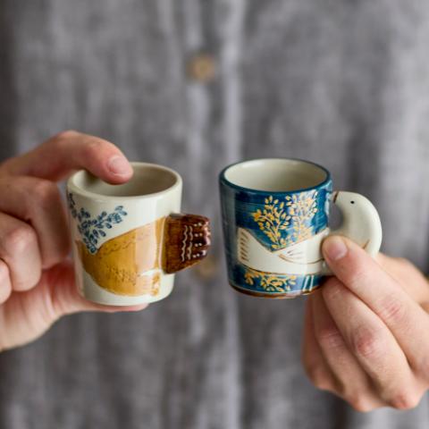 Hezha Espressokop, Blå, Stentøj