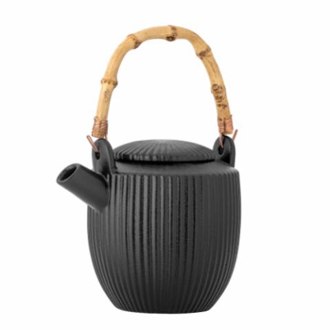Neri Teapot, Black, Stoneware