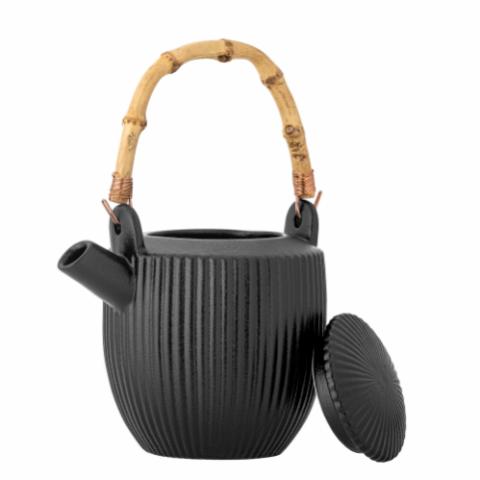 Neri Teapot, Black, Stoneware
