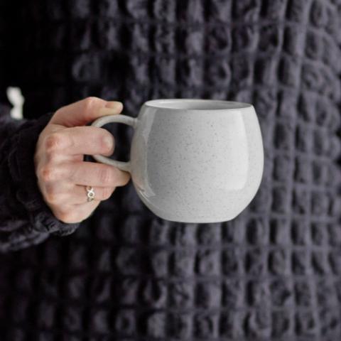 Addison Mug, Blanc, Grès