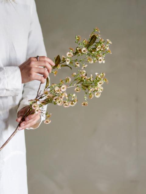 Waxflower Tige, Blanc, Fleurs artificielles