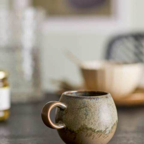 Paula Tasse, Marron, Grès