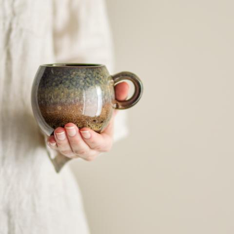 Paula Tasse, Marron, Grès