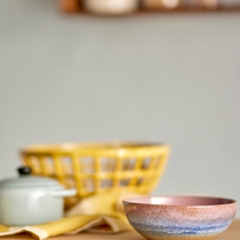Paula Bowl, Rose, Stoneware