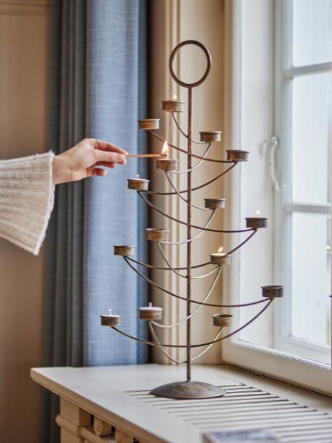 Alani Votive, Gold, Metal