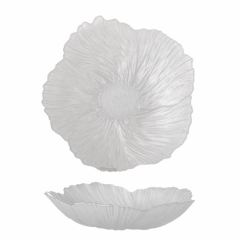 Iani Skål, Hvid, Glas