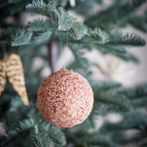 Nicolet Ornament, Gold, Plastic