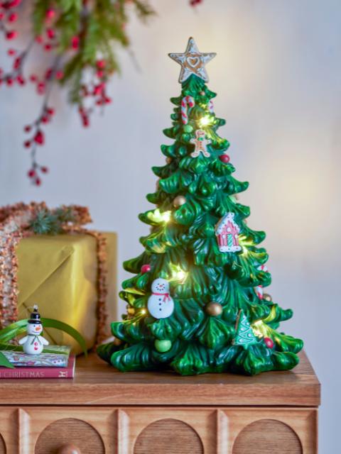 Eddy Deco w/Light, Green, Polyresin