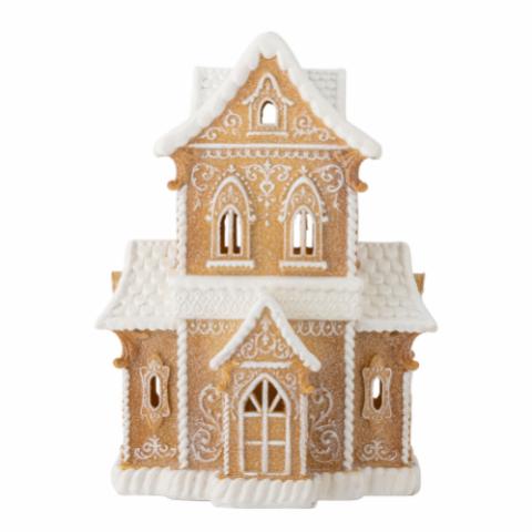 Kevin Déco avec lumière, Marron, Polyrésine