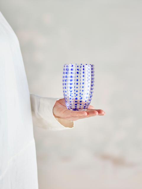 Brinley Drikkeglas, Blå, Glas