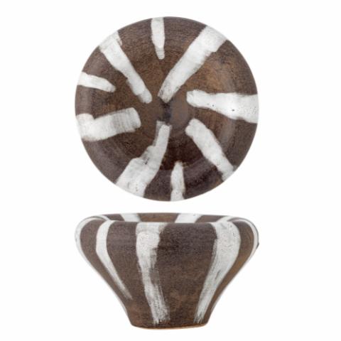Ladris Bowl, Brown, Stoneware