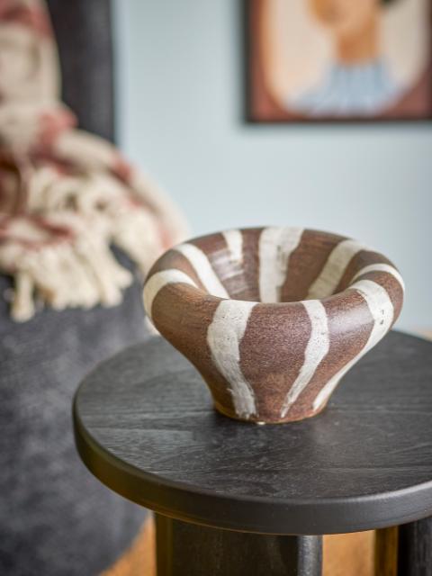 Ladris Bowl, Brown, Stoneware
