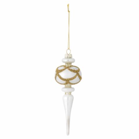 Hisar Bibelot, Blanc, Verre
