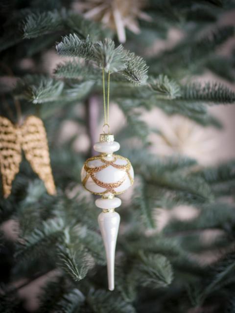 Hisar Bibelot, Blanc, Verre
