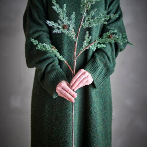 Pine Tige, Verte, Fleurs artificielles