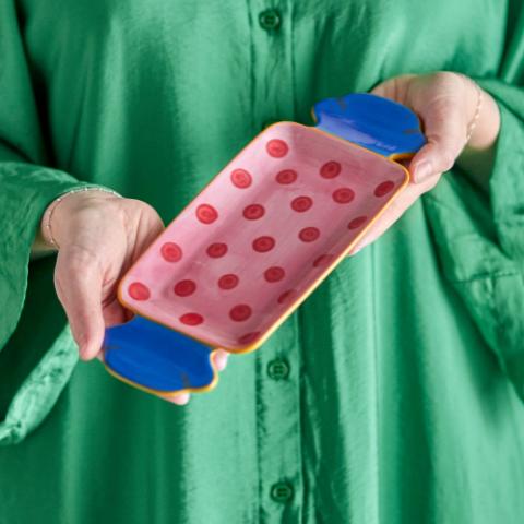 Caramella Serving Plate, Multi, Stoneware