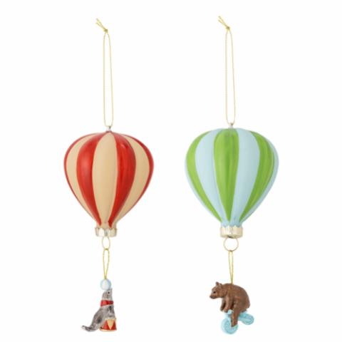Hettie Ornament, Multifarvet, Glas