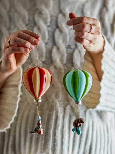 Hettie Ornament, Multi, Glass