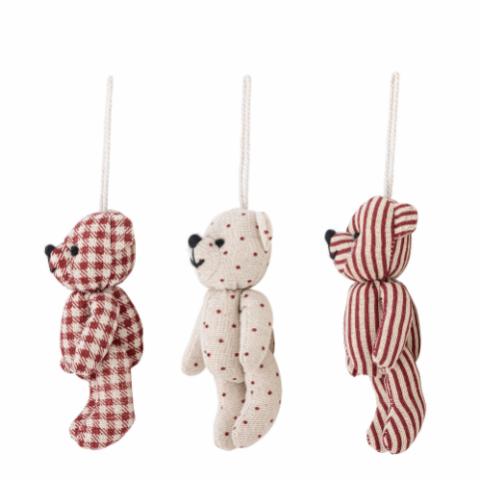 Salwa Ornament, Red, Polyester