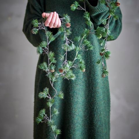 Cedar Garland, Green, Artificial Flowers