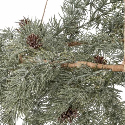 Cedar Krans, Grøn, Kunstige Blomster