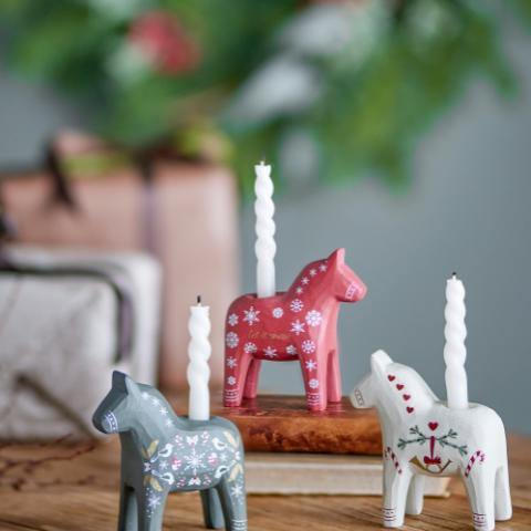 Siffer Candle Holder, Multi, Polyresin