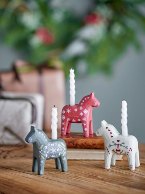 Siffer Candle Holder, Multi, Polyresin