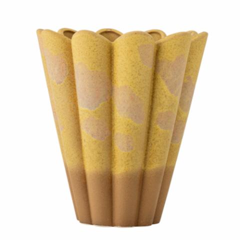 Penn Vase, Yellow, Stoneware