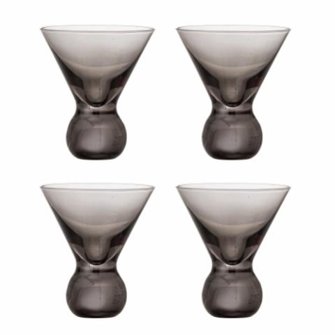 Corliss Cocktailglas, Grå, Glas