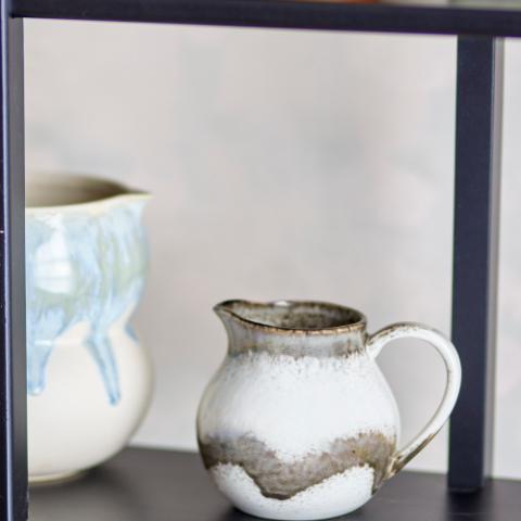 Paula Pot à lait, Gris, Grès