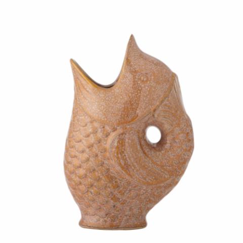 Harvey Vase, Marron, Grès