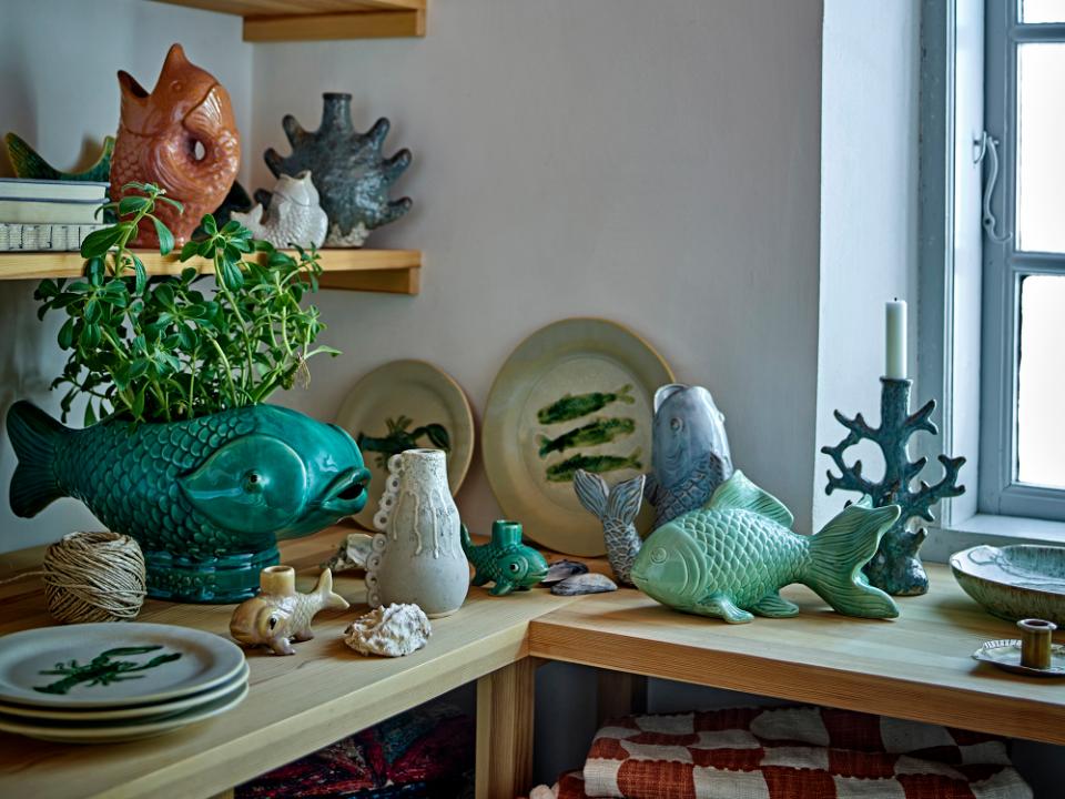 Harvey Vase, Braun, Steingut