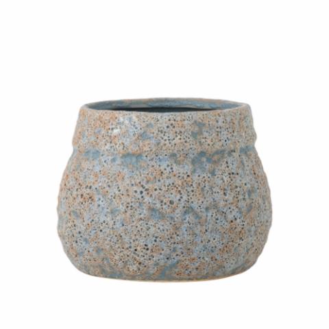Mayia Flowerpot, Grey, Stoneware