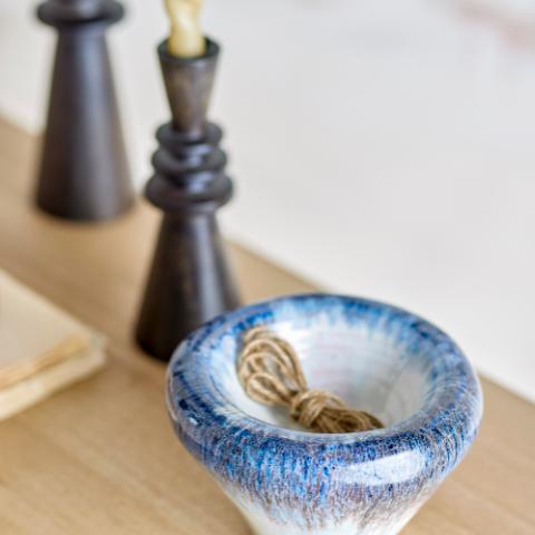 Finna Bol, Bleu, Grès