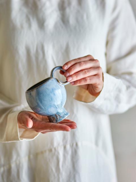 Avonlea Cup, Blue, Stoneware