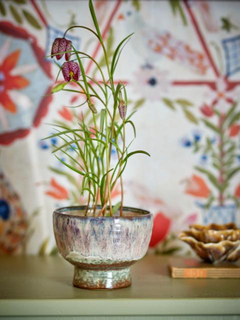 Luella Flowerpot, Blue, Stoneware