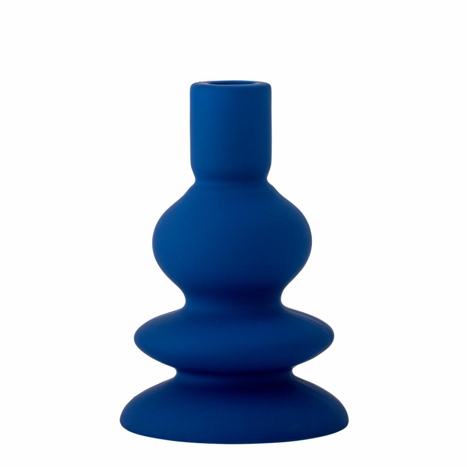 Thorne Kerzenhalter, Blau, Steingut