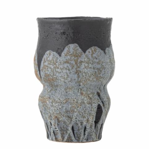 Neeson Flowerpot, Blue, Stoneware