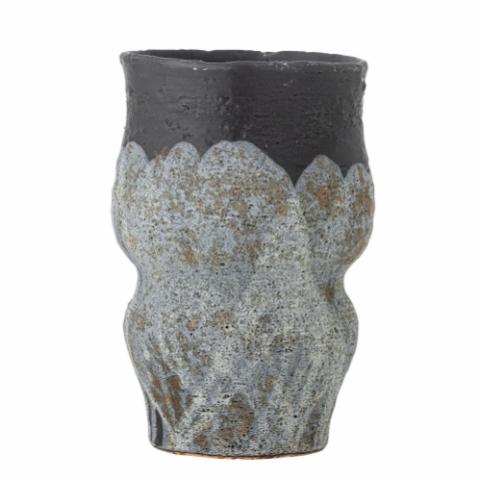 Neeson Flowerpot, Blue, Stoneware