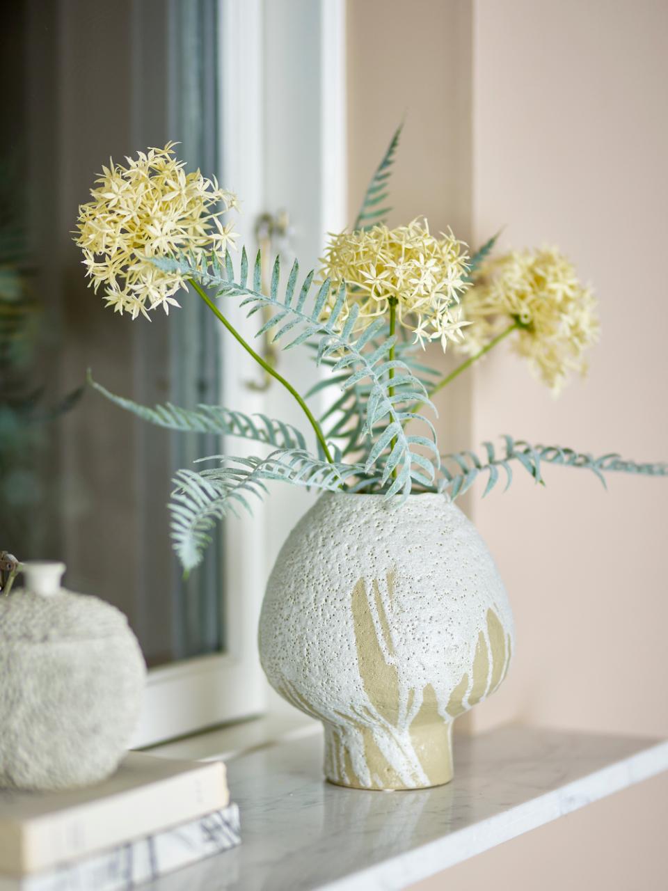 Morag Vase, Beige, Steingut