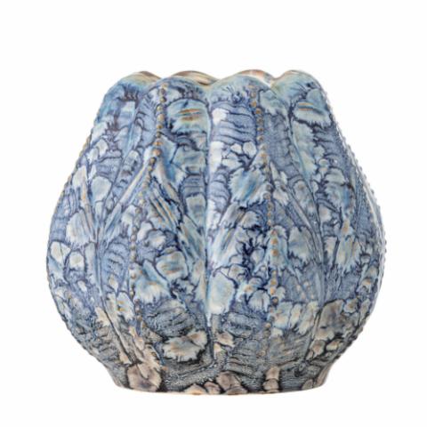 Hetty Vase, Blue, Stoneware